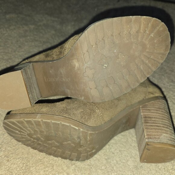 Suede heeled boot - Picture 3 of 3